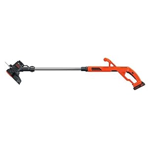 BLACK+DECKER LST201 20V MAX Lithium Ion String Trimmer/Edger, 10"