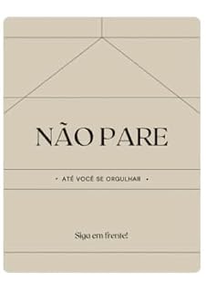 Livro Bege Clássico Refinado Motivação Diário