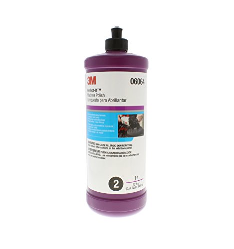 3M Perfect-It Machine Polish (06064) - For Paint and Gelcoat on Cars, Boats, Trucks and RVs - 8 ounces