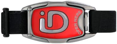 ID Wristband Bracelet for Kids Safety, Sports, Running and Travel (Red)