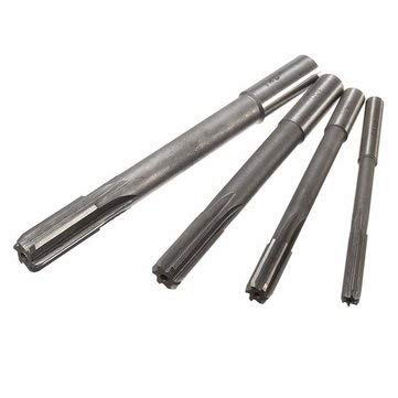 Generic 4Pcs 6Mm 8Mm 10Mm 12Mm Hss Straight Shank Cobalt Milling Chucking Reamer