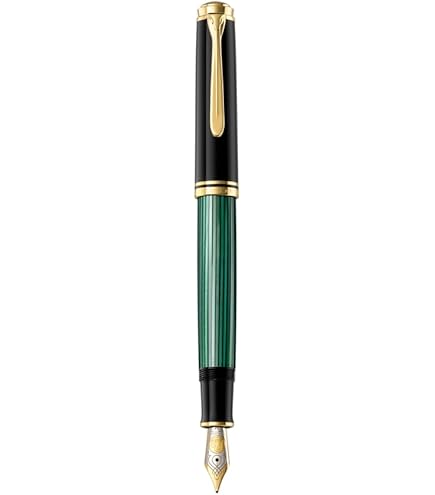 Pelikan 万年筆 グリーン・ブラック M1000 BB 新しい万年筆の日！クラシックなグリーン/ブラックトリムの