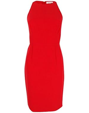 Calvin Klein Womens Halter Cut-Out Party Dress