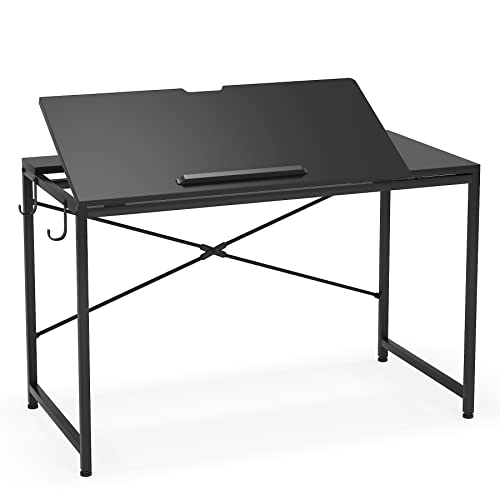 Tribesigns Drafting Table Drawing Desk Tiltable Tabletop Art Table