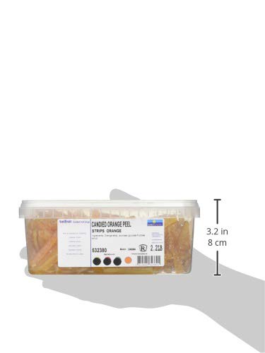 Candied Orange Peels - Strips - 1 tub - 2.2 lb - Thumbnail 2