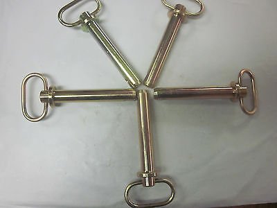 5 Pack Goliath Industrial 3/4 Tractor Pins – Wagon Car Trailer Receiver Hitch HP34