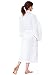 Simplicity, Unisex Cotton Waffle Spa Robe, One Size, White