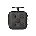 Focus Cube, Magicfly Fidget Cube For Anxiety Stress Relief Attention Focus Cube Toy For Adult Gift ADHD, All Black