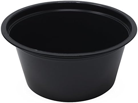 Simply Deliver 3.25 oz Soufflรฉ Portion Cup, Black PS, 2500-Count