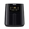 Philips-Essential-Air-Fryer-with-Rapid-Air-Technology-08Kg-41L-1400-Watt-Black-HD925291 Philips Essential Air Fryer - 4.1 L, 0.8Kg, 1400 watt, Recipes (NutriU App), 7 cook presets, Rapid Air Technology…