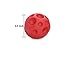 JAKPAK Jakpopin Dog Treat Ball [Fun Feeder][Safety Rubber] Jakpopin Training Toys IQ Treats Dog's Toy Ball Refillable Food Treat Ball for Dog Dispensing Toy Interactive 4.5 Inch Large, Red