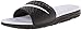 Nike Women's Benassi Solarsoft Slide Sandal, Black/White, 7 B US