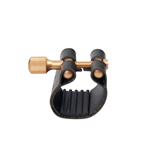 image for Baosity 1 Set Mouthpiece Cap Cover Leather Ligature Saxophone Replacem