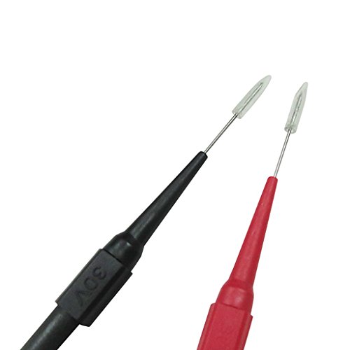 4 Pieces Multimeter Insulation Piercing Needle Multimeter Test Probes with Banana Socket