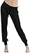 ToBeInStyle Women's Jogger Ankle Length Sweatpants - Black - Large