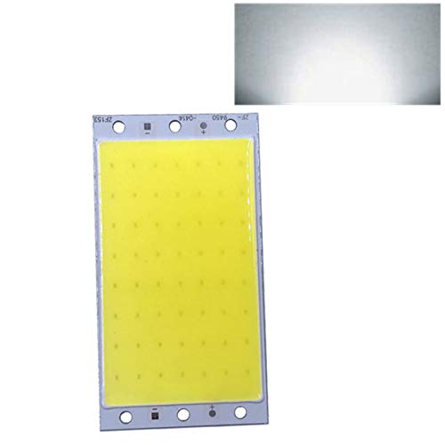 2Pcs COB Dimmable LED Chip High Brightness DC 12V High Power Integrated Circuit SMD Bead Light 20W