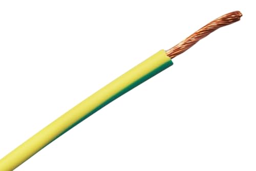 Rollo de 100m de hilo flexible de línea 4mm², ideal para instalaciones eléctricas y conexiones seguras.