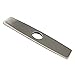 VAPSINT Modern Brushed Nickel Stainless Steel Kitchen Bathroom Sink Hole Faucet Cover Deck Plate Escutcheon, Covering Unused Mounting Holes