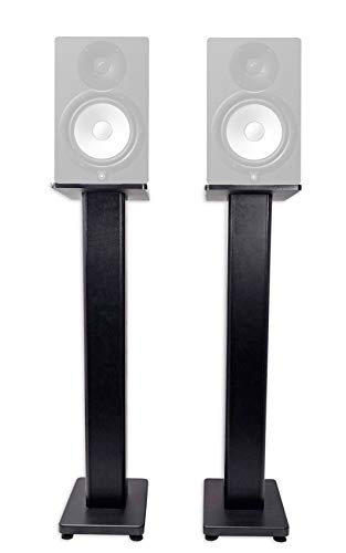 Rockville 36 Studio Monitor Speaker Stands for Yamaha HS8 Monitors
