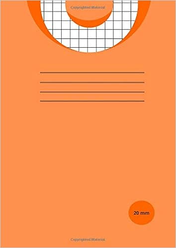 mm Square Exercise Book mm 2cm Squared Quad Ruled Grid Paper Notebook For Mathematics Maths Science Graph Writing Pad Quilting 90 Gsm Paper 100 Pages 210mm X 297mm Orange Tinuk
