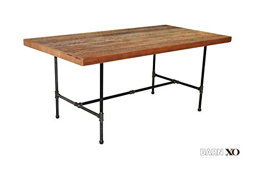 Dining Table, Kitchen Table, family rom Table, Industrial Rustic Mix, Barn Wood, Reclaimed 2.5" thickness Fast Shipping