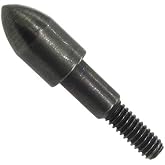 JJZS 12pcs Archery Arrow Tips 75/100/125/150/200 Grain Field Points 5/16 inch Screw in Bullet Points Arrowheads Broadheads for Crossbow Recurve Compound Bow Hunting Bow Arrow Target Shooting Practice