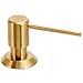 Built In Sink Soap Dispenser Brushed Gold Bottle Stainless Steel Pump Head Brass