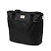 JuJuBe Encore Travel Diaper Tote Bag | Classic Collection | Lightweight, Everyday with Diaper Changing Pad | Black Rose, One Size