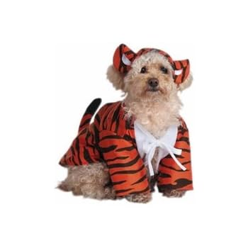 Pet Raja The Tiger Dog Costume (Size: Medium) by Disguise