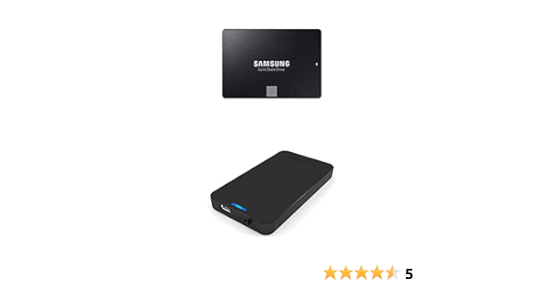 Amazon Com Samsung 860 Evo 1tb 2 5 Inch Sata Iii Internal Ssd Mz 76e1t0b Am With Sabrent 2 5 Inch Sata To Usb 3 0 Tool Free External Hard Drive Enclosure Computers Accessories