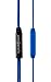 Symphonized NRG Premium Genuine Wood in-Ear Noise-isolating Headphones|Earbuds|Earphones with Microphone - Midnight Blue