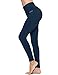 BALEAF Women’s Yoga Leggings High Waisted Tummy Control Pants Non See-Through Fabric Denim Blue Size XLthumb 3