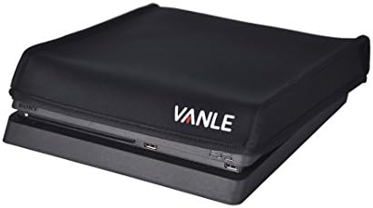 Vanle Playstation 4 Slim Console Dust Cover, Soft Protect Guard Sleeve Case for PS4 Slim