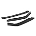 MotorFansClub 3pcs Front Bumper Lip fit for compatible with 2015 2016 2017 2018 Splitter Trim Protection Spoiler, Black