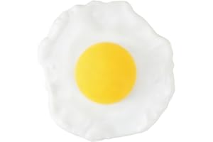 Realistic Fried Egg,Lifelike Artificial Fried Eggs,Fake Food Realistic Simulation Imitation Food Egg Model,Artificial Cooked