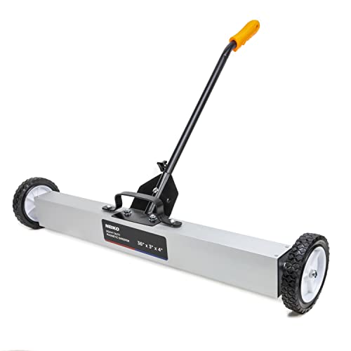 NEIKO 53418A 36Inch Pickup Sweeper with Wheels, Adjustable