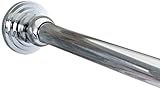 Dynasty Hardware DYN-SR72-CM 1-Inch Diameter Shower Curtain Rod And Mounting Brackets, 72-Inch, Polished Chrome