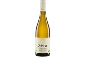 Zéra Non Alcoholic Wine - White Chardonnay, 750mL Bottle | Organic Alcohol Free Wine | Made in France | Acacia Flower & White Pear Aromas | Lemon & Vanilla Notes