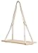 Mkono Macrame Display Wall Hanging Shelf Swing Rope Floating Shelves Home Decor, 20 Inches