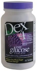 Dex 4 Glucose Tablets Grape - 50 Tablets by Dex 4 Glucose