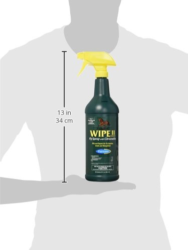 Farnam Wipe II Fly Spray with Citronella, 32 fl. oz.