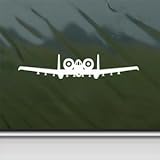 Crawford Graphix A 10 Thunderbolt Ii Warthog Front Car Window Wall MacBook Notebook Laptop Sticker Decal (8