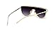GAMT Integrated Rimless Sunglasses Flat Top for Women Metal Mirrored Sunglass