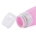 3oz Travel Bottles, ARKTEK BPA-Free and Leak proof Silicone Travel Bottle set, Portable and Squeezable Containers for Business Trip Vacation Camping (Pink + Purple + Green)