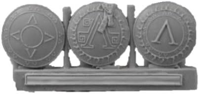 28mm Miniature Conversion Parts Spartan Big Shields