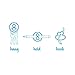 Dreamfarm Jot - Multi-Use Suction Hooks and Cable Holders, Set of 2