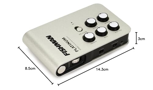Fishman Gitarrenvorverstärker Platinum Stage - Analoger Vorverstärker für Gitarre - Black 9