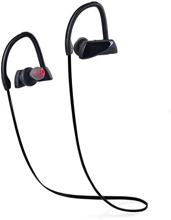Wireless Sports Bluetooth Headphones Best Shake Proof Earphones with Mic IPX5 Waterproof HD Sound with Bass In Ear Earbuds for Gym Running Driving Leisure 8 Hour Battery Noise Cancelling Headsets