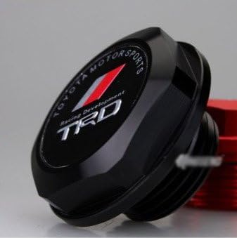 BENZEE Black Car Styling Accessorie Aluminium Oil Fuel Tank Cap Cover TRD Fit For Most TOYOTA LEXUS SCION Model