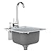 SUNSTONE A-SS17 Single Sink with Hot and Cold Water